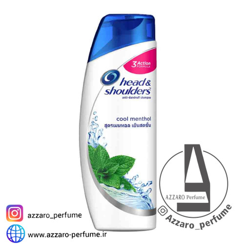 شامپو ضد شوره هد اند شولدرز خنک کننده مو حاوی نعنا حجم 170 میلی لیتر-فروشگاه اینترنتی آرایشی بهداشتی آزارو