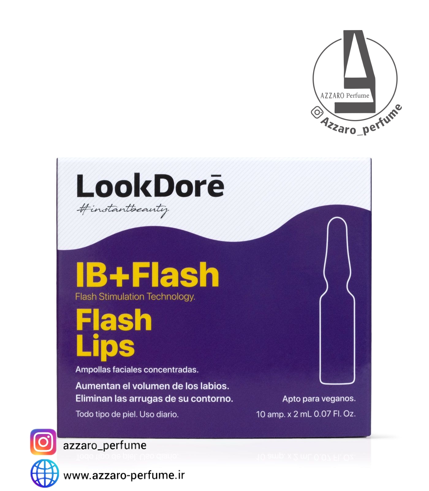 ویال حجم دهنده لب لوک دوره lookdore اسپانیا-فروشگاه اینترنتی آرایشی بهداشتی آزارو