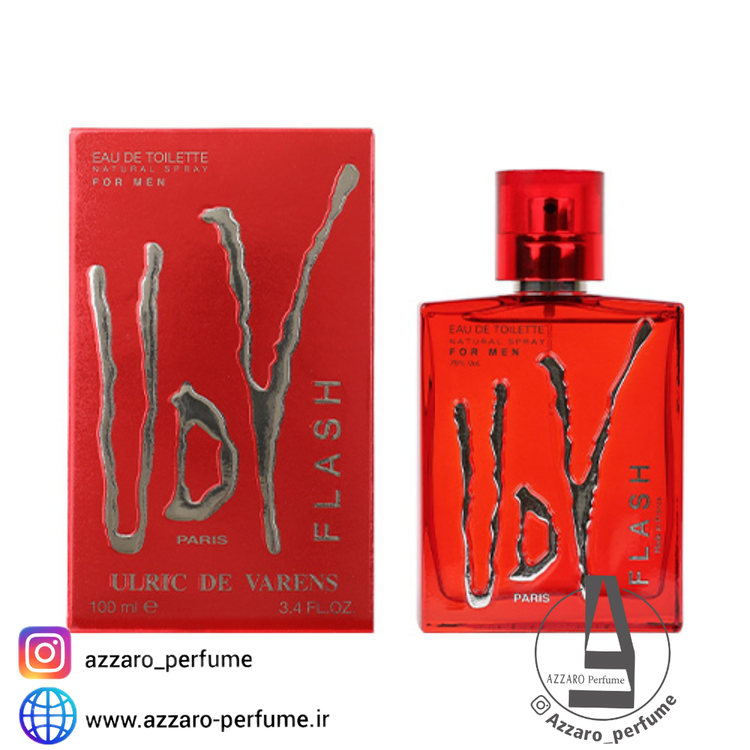 عطر مردانه فلش یو دی وی حجم 100 میل-فروشگاه اینترنتی آرایشی بهداشتی آزارو در شیراز