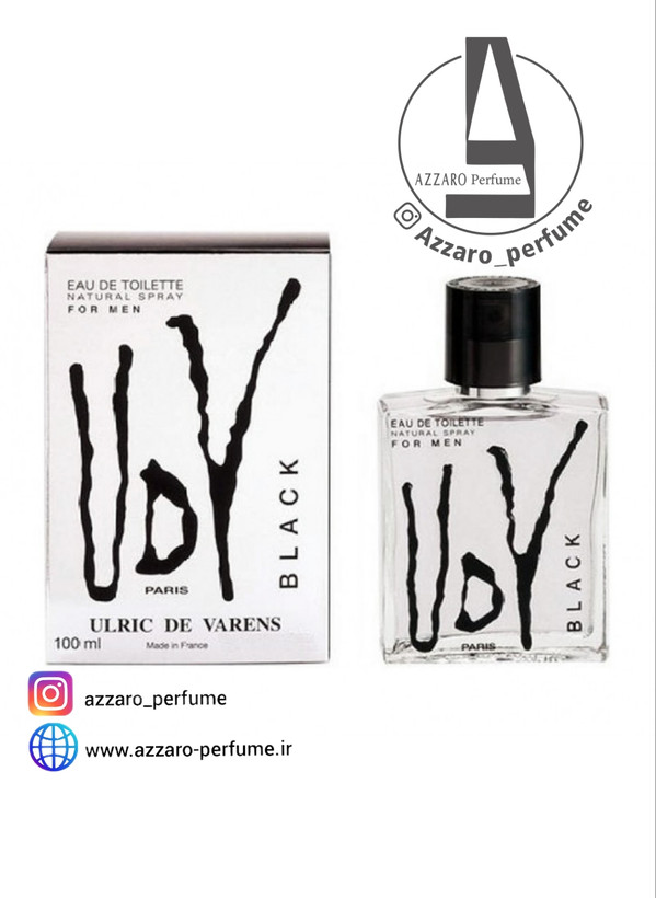 ادکلن مردانه اولریک دو وارنس یو دی وی بلک حجم 100 میل-فروشگاه اینترنتی آرایشی بهداشتی آزارو