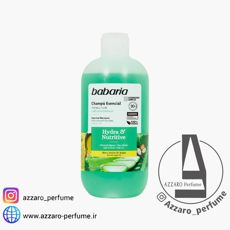 شامپو تقویت کننده و آبرسان مو آرگان و آلوورا باباریا مدل Hydra حجم 500 میلی لیتر-فروشگاه اینترنتی آرایشی بهداشتی آزارو
