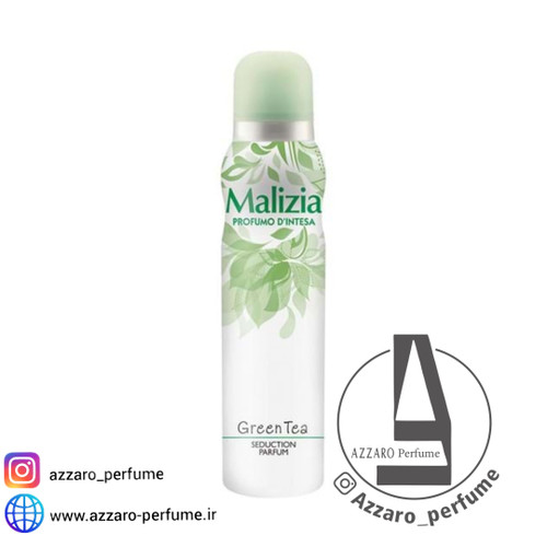 اسپری بدن زنانه گرین تی مالیزیا حجم 150 میل-فروشگاه اینترنتی آرایشی بهداشتی آزارو