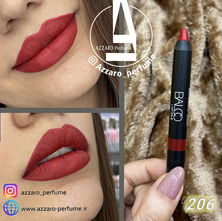 رژ لب مدادی بالکو شماره 206 balco-فروشگاه اینترنتی آرایشی بهداشتی آزارو 