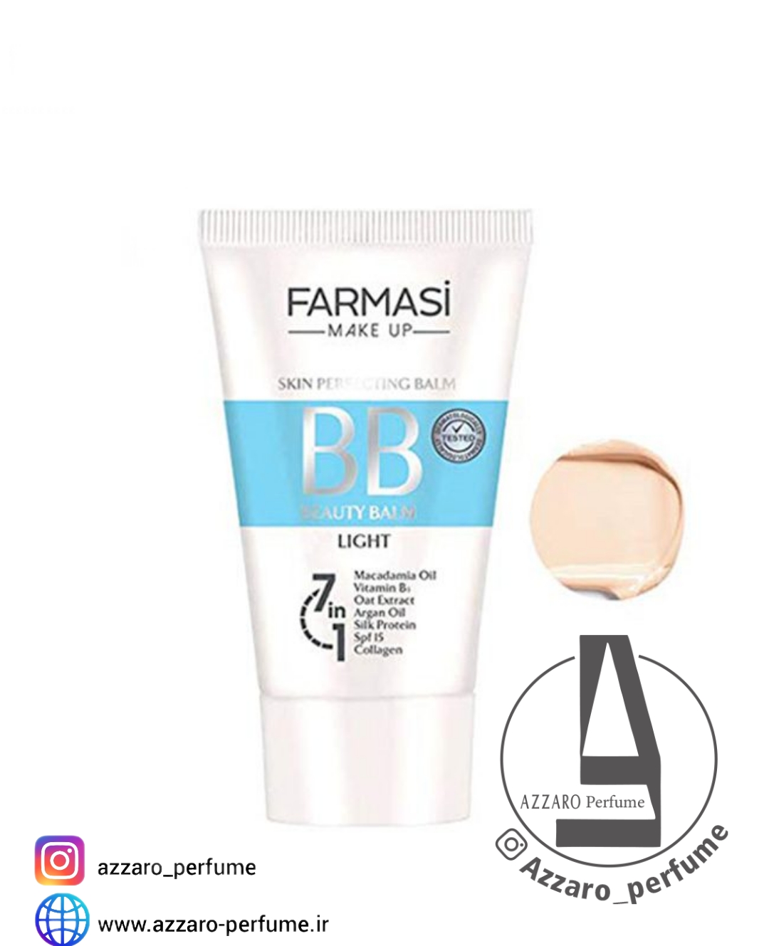 بی بی کرم ٧ در ١ فارماسی حجم 50 میلی لیتر رنگ light-فروشگاه اینترنتی آرایشی بهداشتی آزارو 