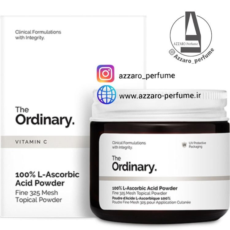 پودر ویتامین سی اوردینری The Ordinary ضد لک، روشن کننده، جوانساز حجم 20 گرم-فروشگاه اینترنتی آرایشی بهداشتی آزارو 
