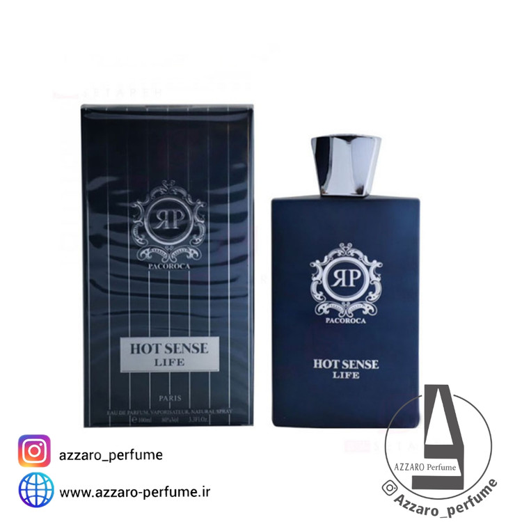 ادکلن هات سنس لایف پاکوروکا حجم 100 میل-فروشگاه اینترنتی آرایشی بهداشتی آزارو 