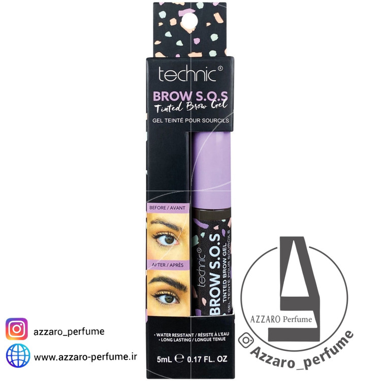 ژل فیکس کننده ابرو تکنیک Brow SOS دانه کاکائو_فروشگاه اینترنتی آرایشی بهداشتی آزارو در شیراز