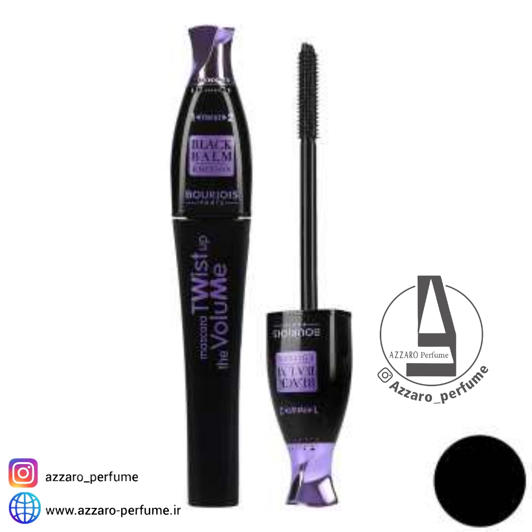 ریمل دو سر حجم دهنده بورژوا سری Twist-Up مدل Black Balm-فروشگاه اینترنتی آرایشی بهداشتی آزارو 