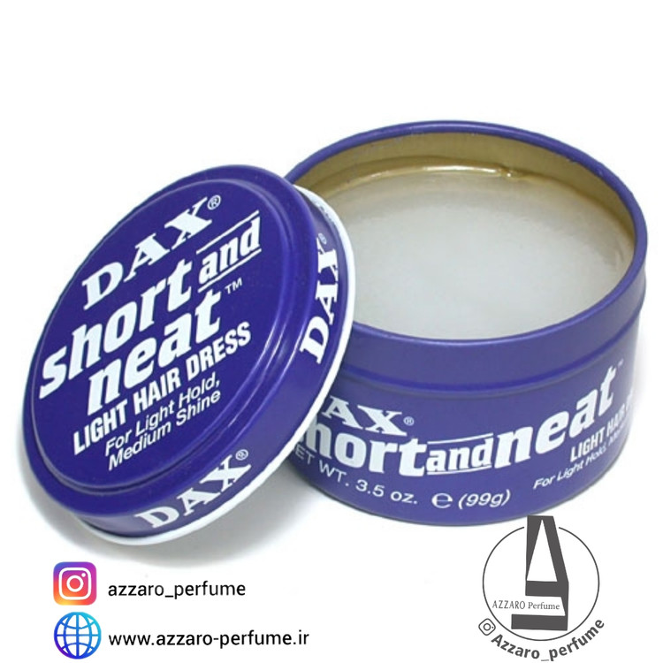 واکس مو داکس مدل SHORT AND NEAT حجم ۹۹ گرم-فروشگاه اینترنتی آرایشی بهداشتی آزارو 