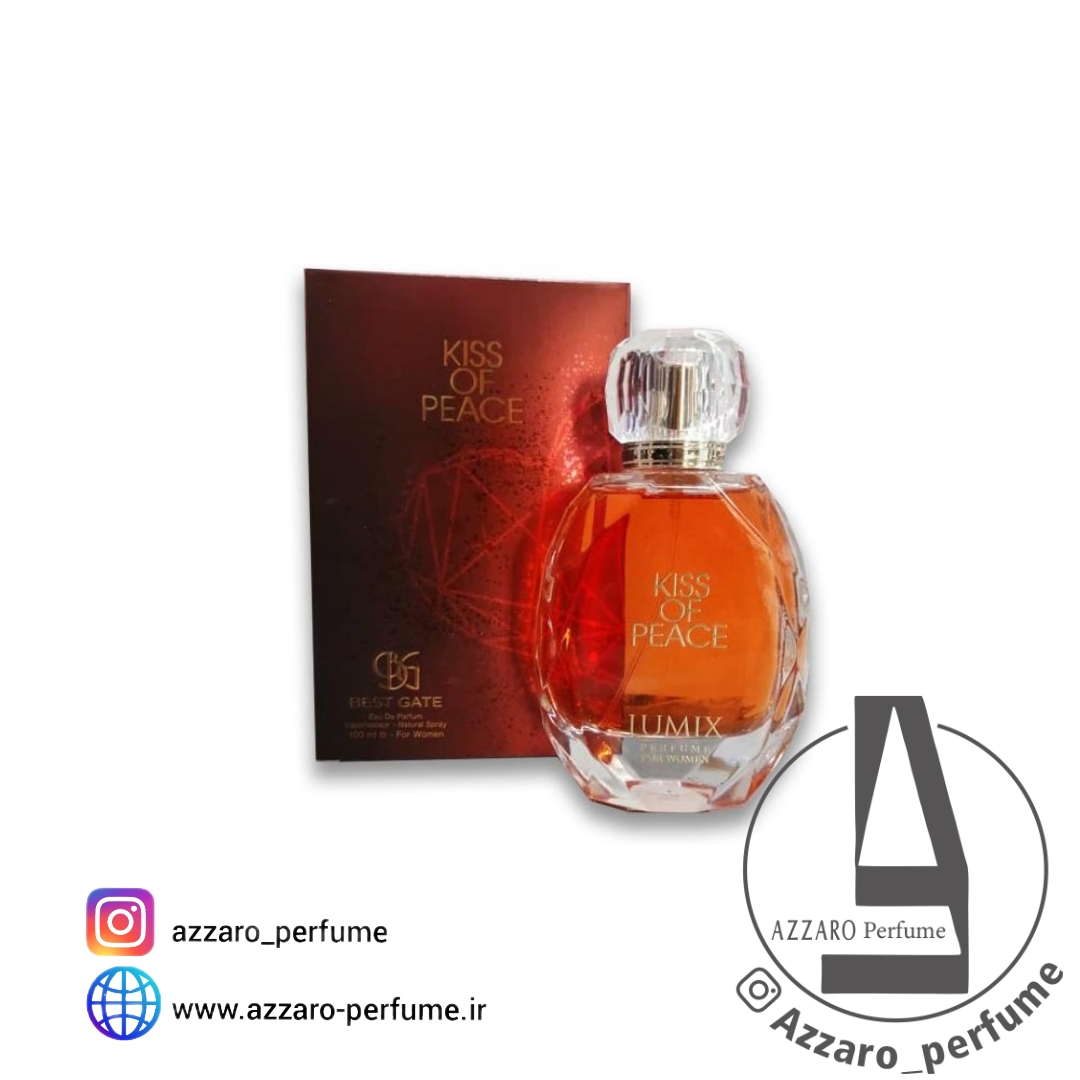 ادکلن زنانه بست گیت مدل Kiss Of Peace حجم 100 میل-فروشگاه اینترنتی آرایشی بهداشتی آزارو 