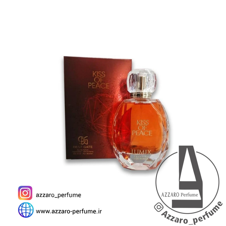 ادکلن زنانه بست گیت مدل Kiss Of Peace حجم 100 میل-فروشگاه اینترنتی آرایشی بهداشتی آزارو 