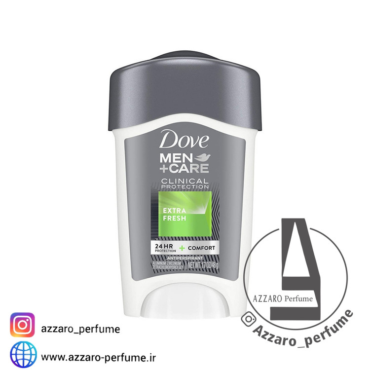 مام مردانه کلینیکال داو Extra Fresh حجم 48 گرم-فروشگاه اینترنتی آرایشی بهداشتی آزارو 