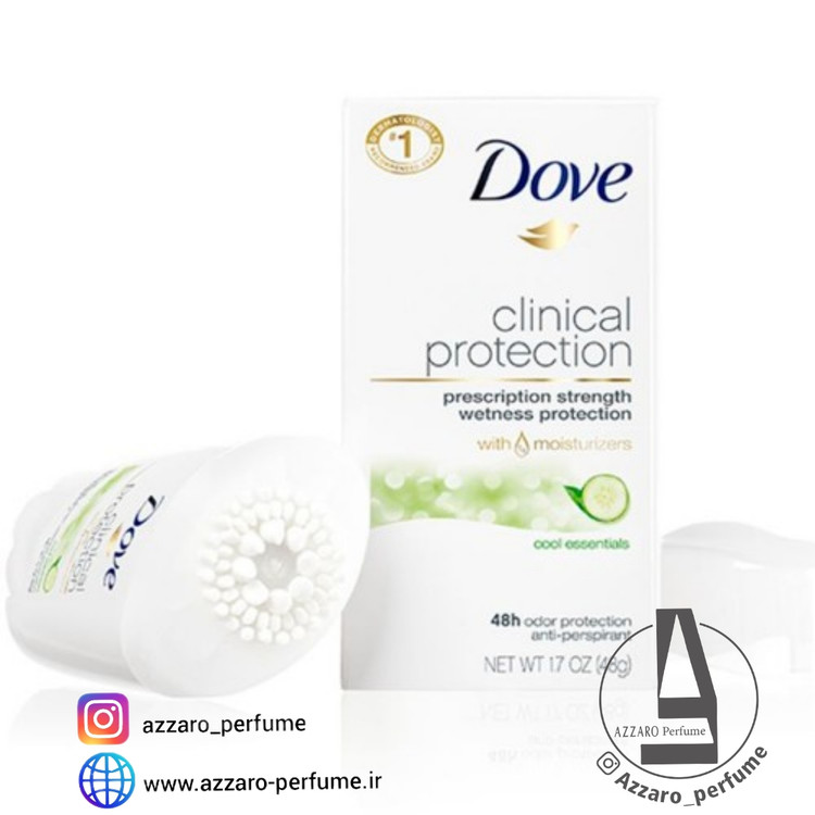مام کلینیکال داو مدل DOVE COOL ESSENTIALS حجم 48 گرم-فروشگاه اینترنتی آرایشی بهداشتی آزارو 