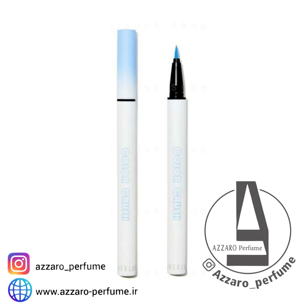 خط چشم ماژیکی آبی روشن شیگلم W SHEGLAM_فروشگاه اینترنتی آرایشی بهداشتی آزارو 