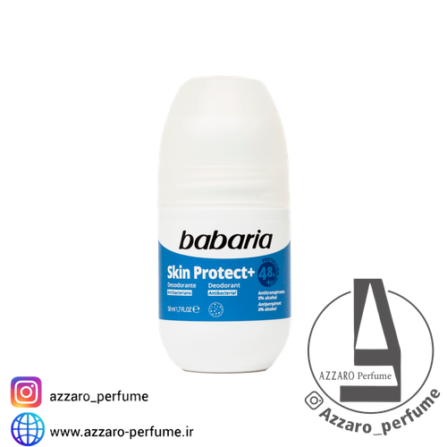 دئودورانت رولی باباریا مدل اسکین پروتکت حجم 50 میل-فروشگاه اینترنتی آرایشی بهداشتی آزارو 