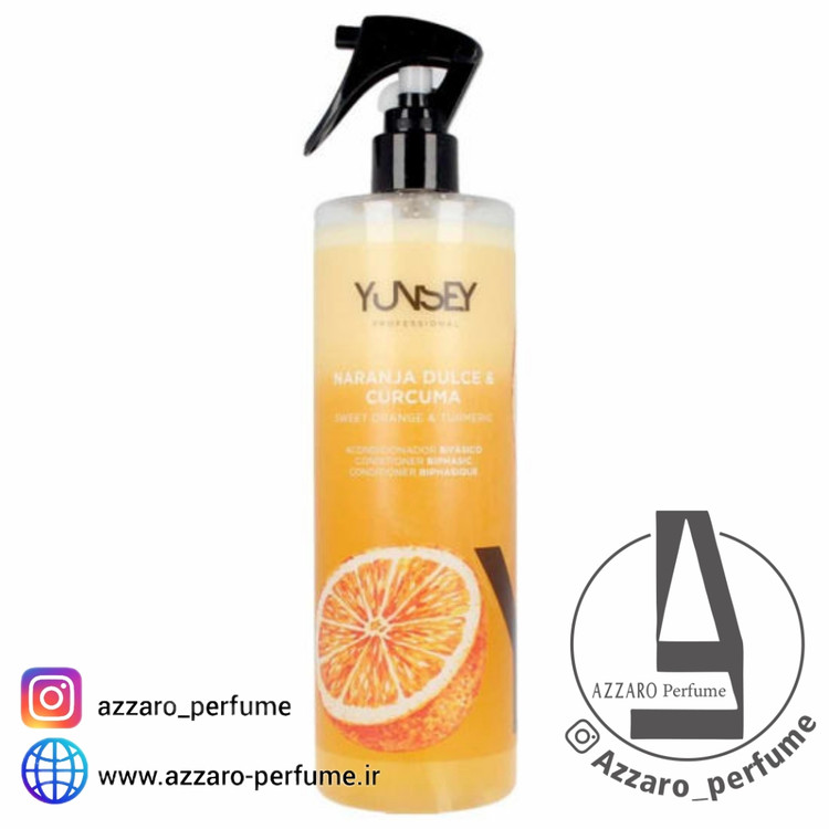 اسپری مو دو فاز یانسی Yunsey حاوی عصاره پرتغال حجم 500 میل-فروشگاه اینترنتی آرایشی بهداشتی آزارو 