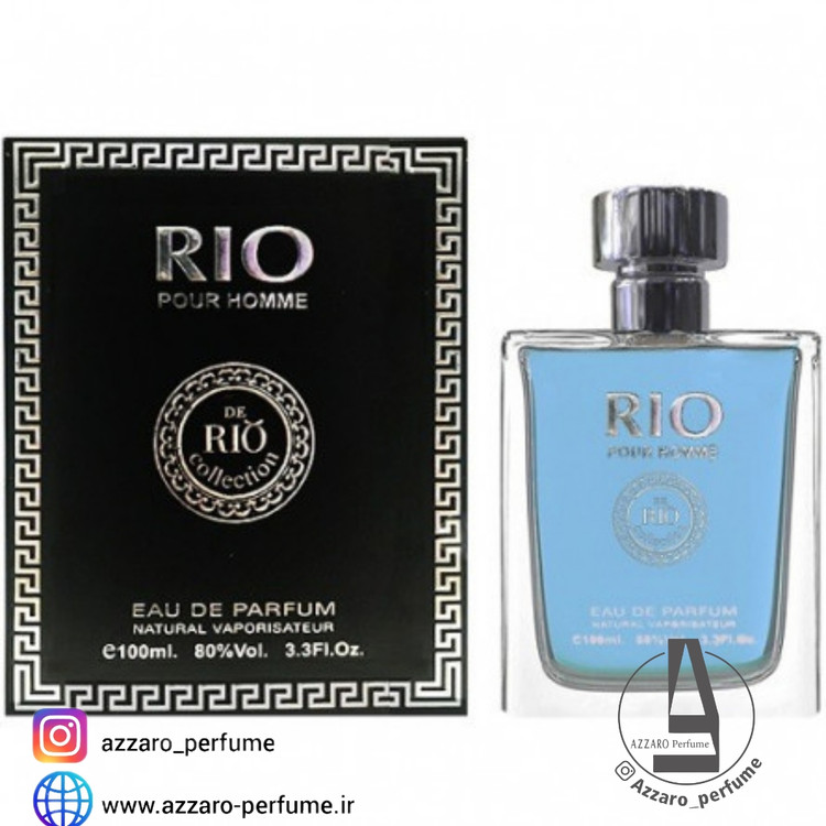 عطر ادکلن مردانه ورساچه پورهوم ریو کالکشن مدل ریو پور هوم حجم 100 میل-فروشگاه اینترنتی آرایشی بهداشتی آزارو 