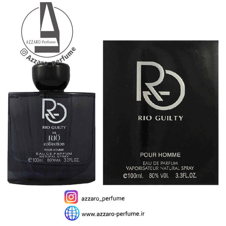 ادکلن ریو گیلتی مشابه گوچی گیلتی مردانه شرکت ریو حجم 100 میل-فروشگاه اینترنتی آرایشی بهداشتی آزارو 