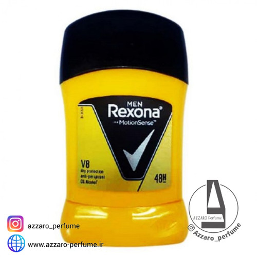 مام صابونی مردانه رکسونا Rexona مدل V8 حجم 40 میل اصل دو لیبل-فروشگاه اینترنتی آرایشی بهداشتی آزارو 