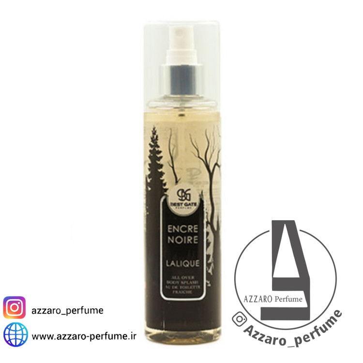 بادی اسپلش مردانه بست گیت مدل Lalique Encre Noire حجم 240 میل-فروشگاه اینترنتی آرایشی بهداشتی آزارو 