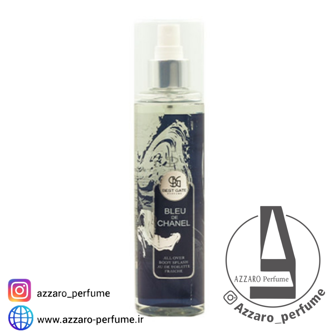 بادی اسپلش مردانه بست گیت مدل Bleu De Chanel حجم 240 میل-فروشگاه اینترنتی آرایشی بهداشتی آزارو 