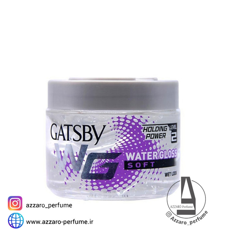 ژل موی براق کننده و نرم Gatsby Water Gloss Soft حجم 300میل-فروشگاه اینترنتی آرایشی بهداشتی آزارو 