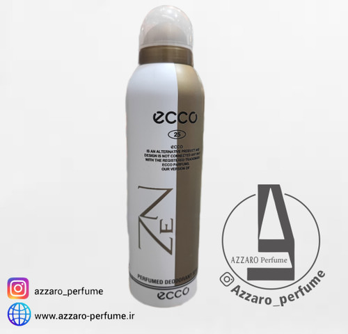 اسپری زنانه اکو رایحه zen حجم 200 میل-فروشگاه اینترنتی آرایشی بهداشتی آزارو 