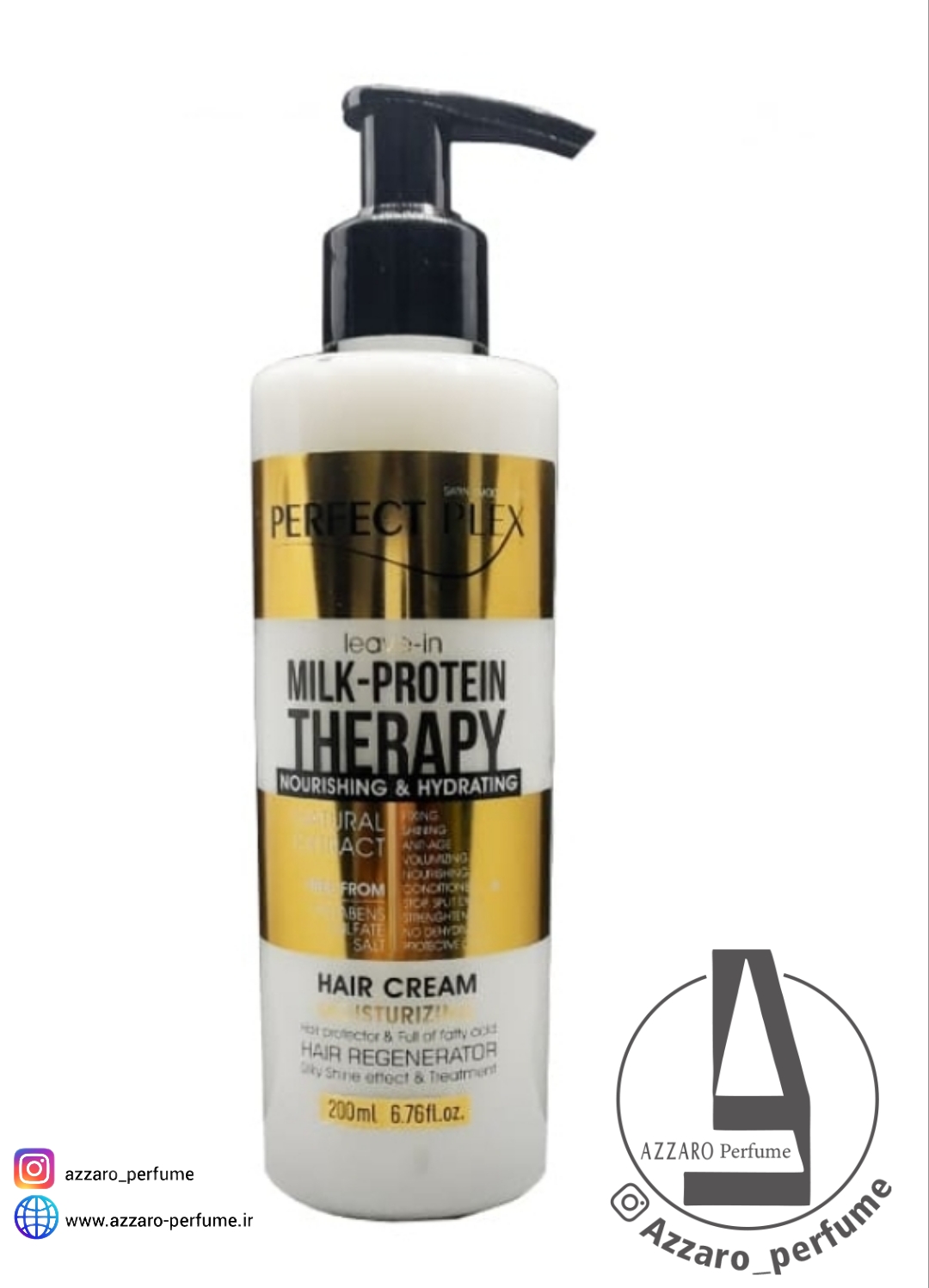 شیر مو پرفکت پلکس حجم ۲۰۰ml-فروشگاه اینترنتی آرایشی بهداشتی آزارو 