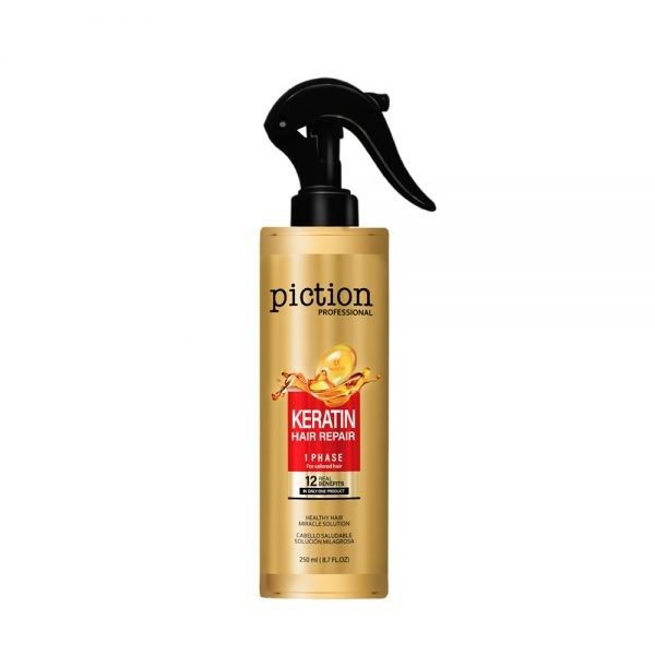 اسپری مو 12کاره پیکشن مدل کراتین حجم 250 میلی لیتر-فروشگاه اینترنتی آرایشی بهداشتی آزارو 