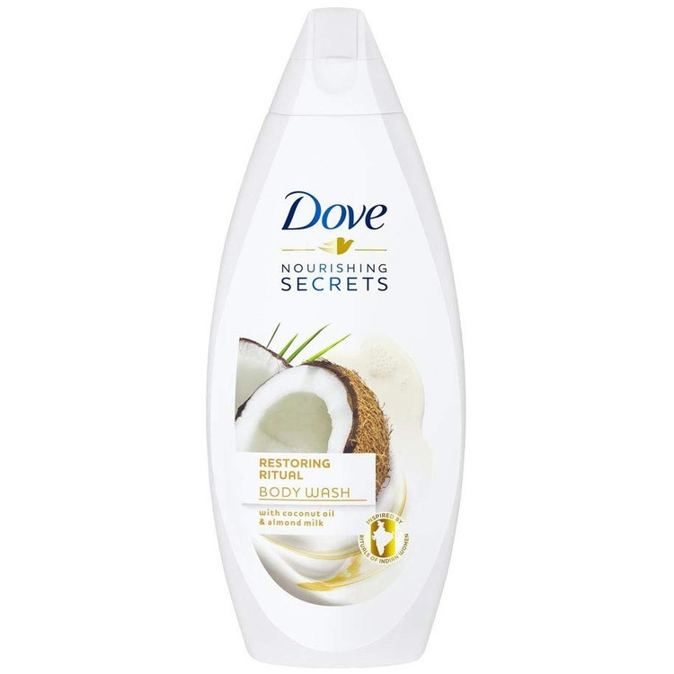 شامپو بدن مغذی نارگیل داو Dove Restoring Ritual حجم 500 میلی لیتر اورجینال-فروشگاه اینترنتی آرایشی بهداشتی آزارو 