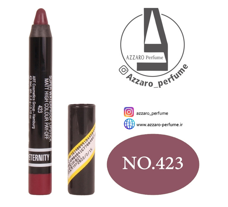رژ لب کلاسیک اترنیتی شماره 423-فروشگاه اینترنتی آرایشی بهداشتی آزارو 