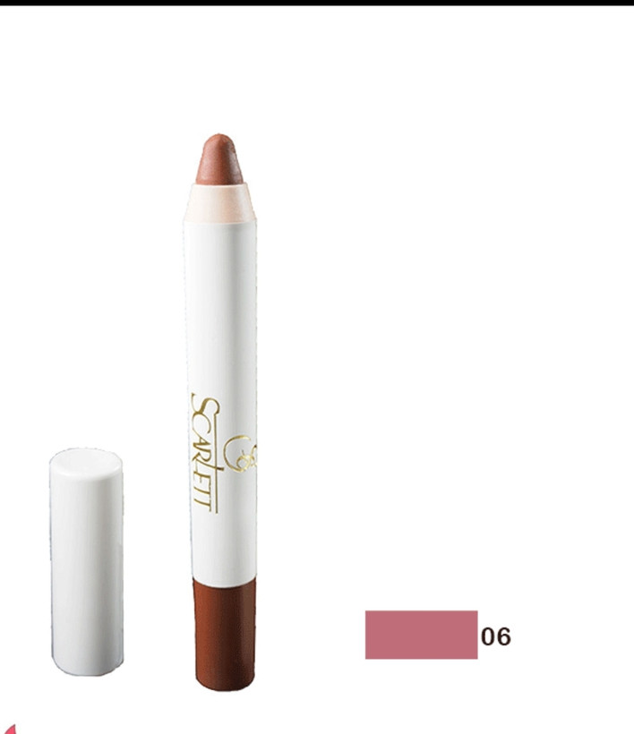 رژ لب مدادی اسکارلت شماره 06-فروشگاه اینترنتی آرایشی بهداشتی آزارو 