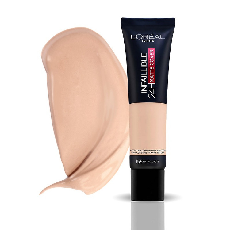 کرم پودر تیوپی لورال اینفالیبل مدل Infaillible 24H Matte Cover شماره 155-فروشگاه اینترنتی آرایشی بهداشتی آزارو 