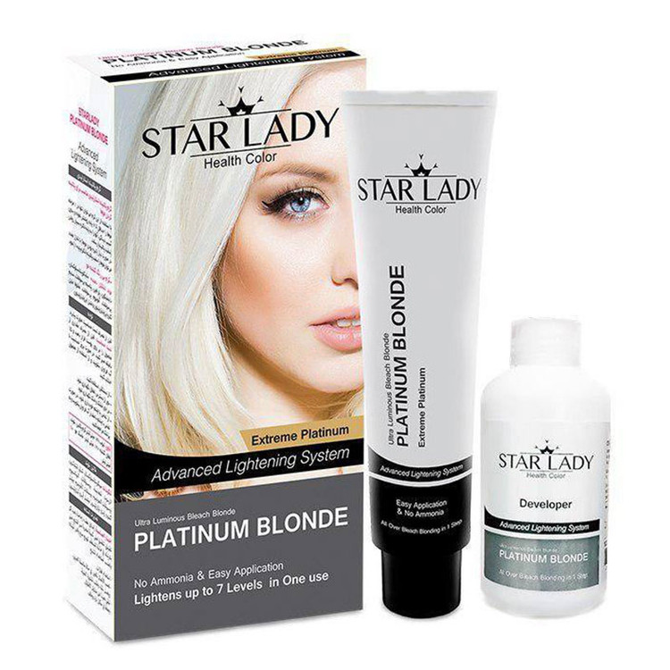 کرم پلاتینه استار لیدی مناسب پلاتینه کردن موها 