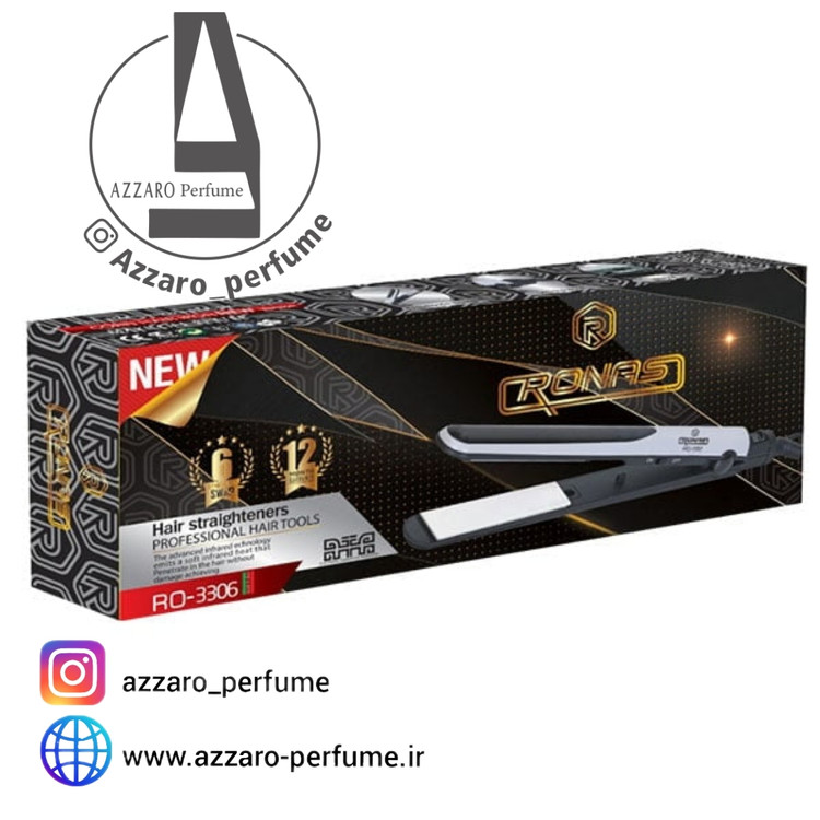 اتو مو حرفه ای روناس مدل RO-3306_فروشگاه اینترنتی آرایشی بهداشتی آزارو در شیراز
