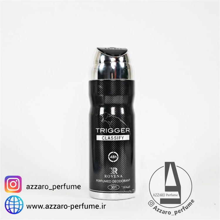 اسپری جگوار کلاسیک بلک مردانه روونا حجم 200 میل-فروشگاه اینترنتی آرایشی بهداشتی آزارو 