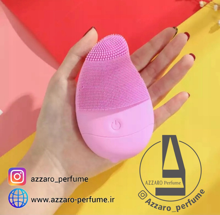 برس پاک کننده صورت سیلیکونی مینی ماساژور برقی پاک کننده عمیق-فروشگاه اینترنتی آرایشی بهداشتی آزارو 
