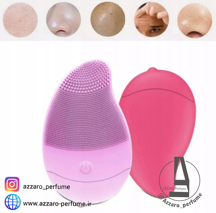 برس پاک کننده صورت سیلیکونی مینی ماساژور برقی پاک کننده عمیق-فروشگاه اینترنتی آرایشی بهداشتی آزارو 