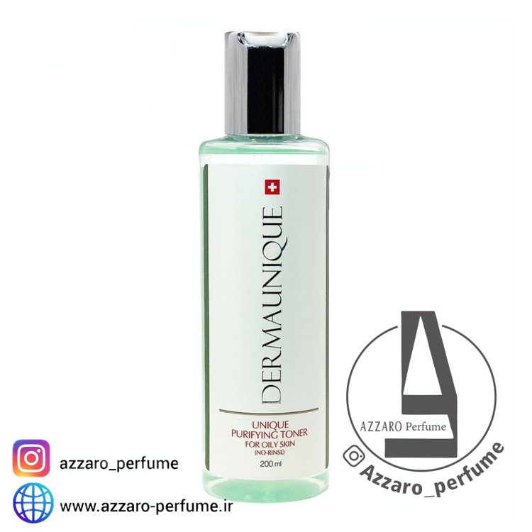 تونر پاک کننده صورت مناسب پوست چرب درمایونیک حجم 200 میل-فروشگاه اینترنتی آرایشی بهداشتی آزارو 