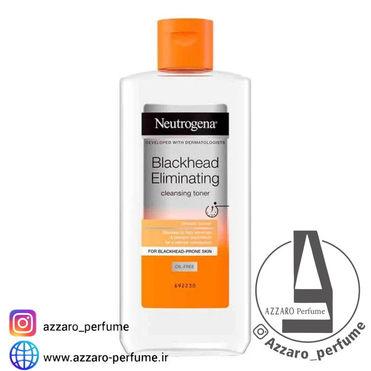 تونر پاک کننده Blackhead Eliminating نوتروژینا اورجینال حجم 200 میل-فروشگاه اینترنتی آرایشی و بهداشتی آزارو در شیراز