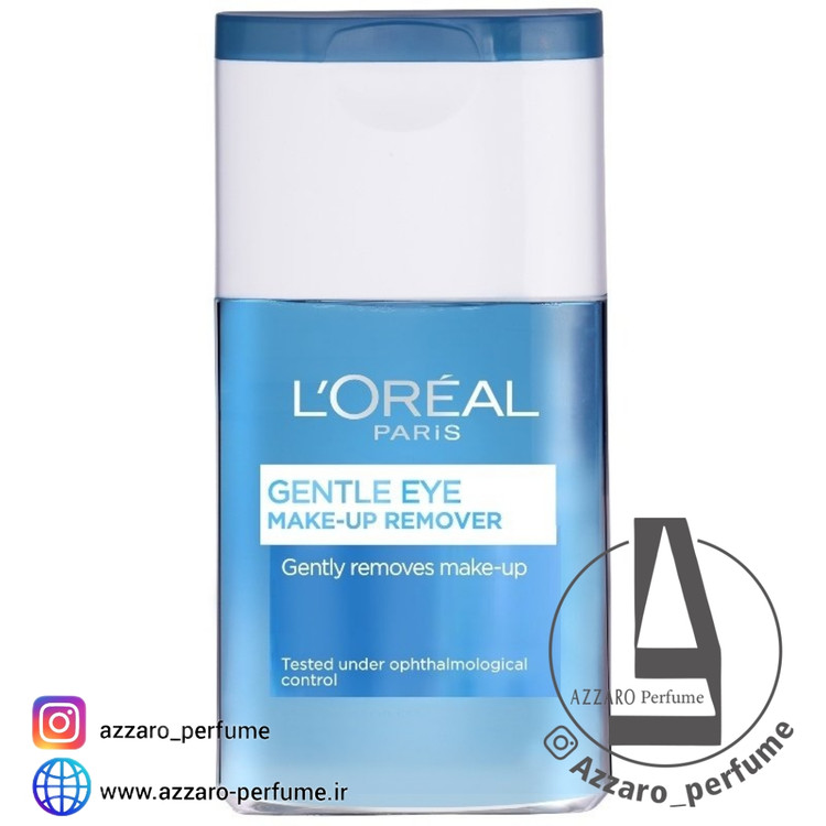 پاک کننده آرایش چشم لورآل 125 میل فروشگاه اینترنتی آرایشی بهداشتی آزارو 