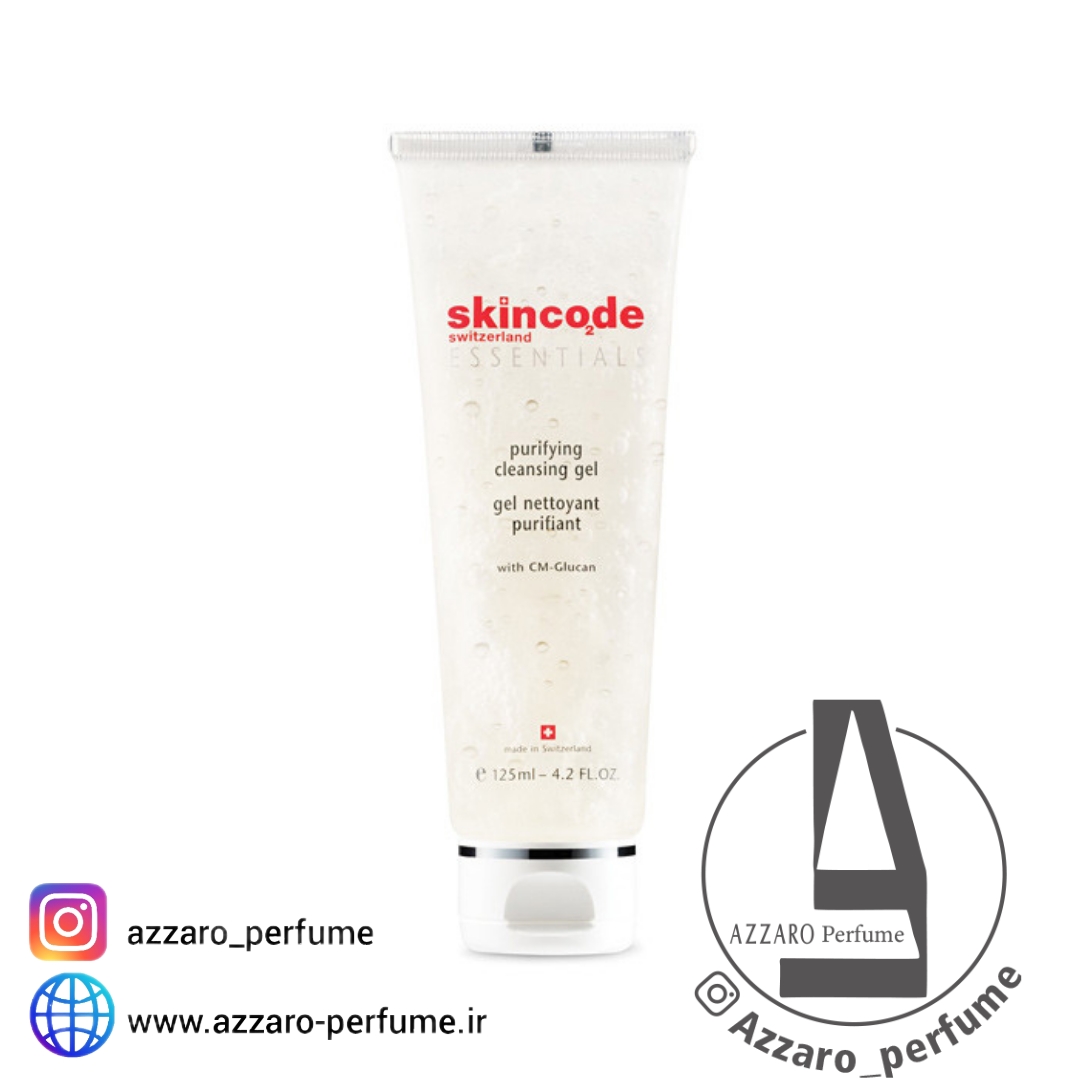 ژل شستشو صورت اسکین کد حجم 125 میل-فروشگاه اینترنتی آرایشی بهداشتی آزارو