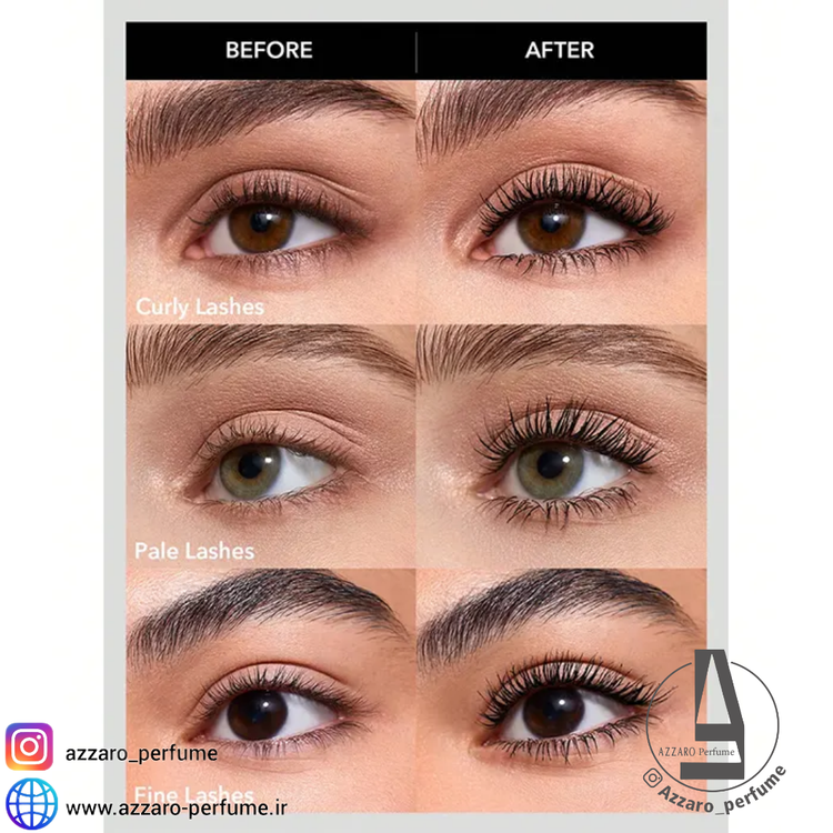 ریمل حجم دهنده و بلند کننده شیگلم_فروشگاه اینترنتی آرایشی بهداشتی آزارو 