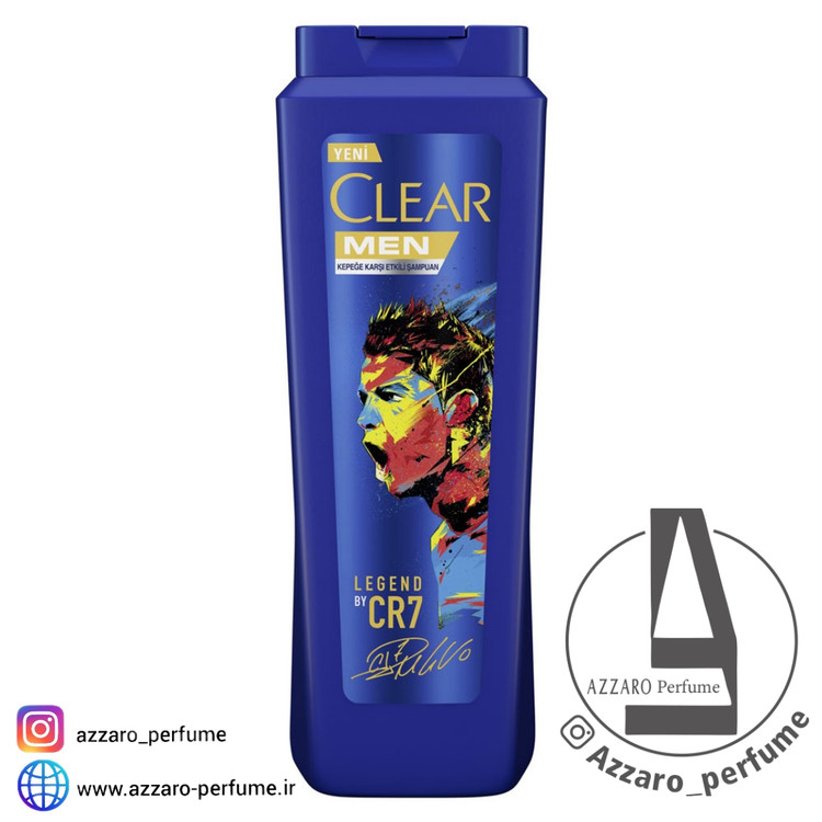 شامپو ضد شوره کلیر مدل رونالدو حجم 400 میل clear legend CR7 -فروشگاه اینترنتی آرایشی بهداشتی آزارو 