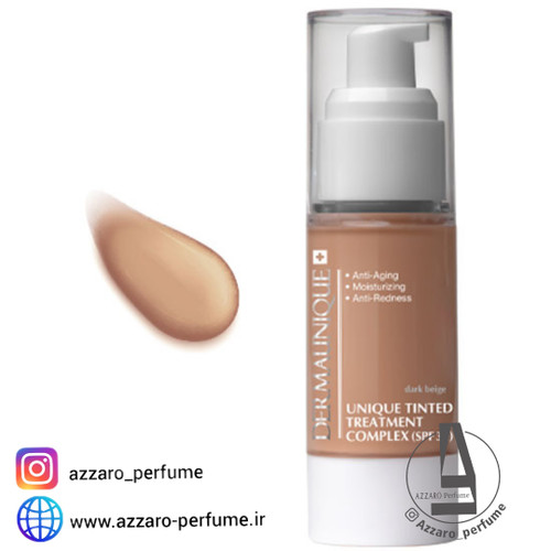 کرم مغذی و آبرسان انواع پوست بژ تیره با Spf 30 بژ تیره درمایونیک Dermaunique-فروشگاه اینترنتی آرایشی بهداشتی آزارو 