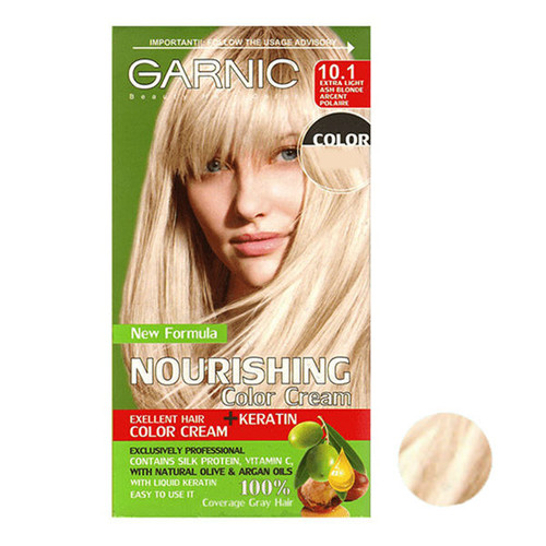 کیت رنگ مو گارنیک شماره 10.1 حجم 80 میلی لیتر رنگ بلوند خاکستری-فروشگاه اینترنتی آرایشی بهداشتی آزارو 