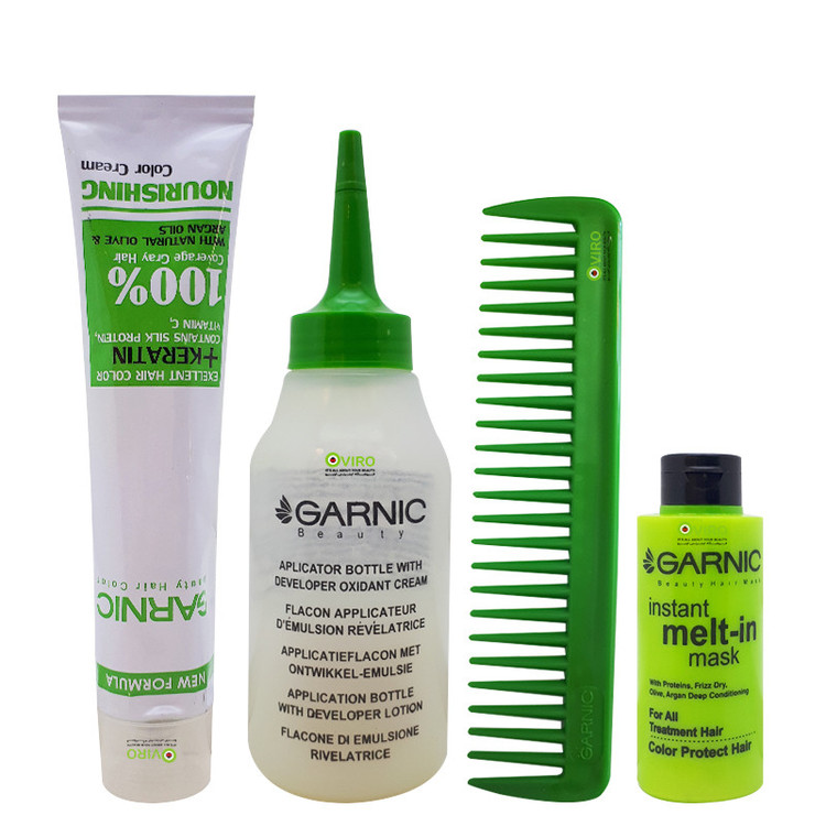 کیت رنگ مو گارنیک شماره 7.77 بلوند شنی حجم 80 میل_فروشگاه اینترنتی آرایشی بهداشتی آزارو در شیراز