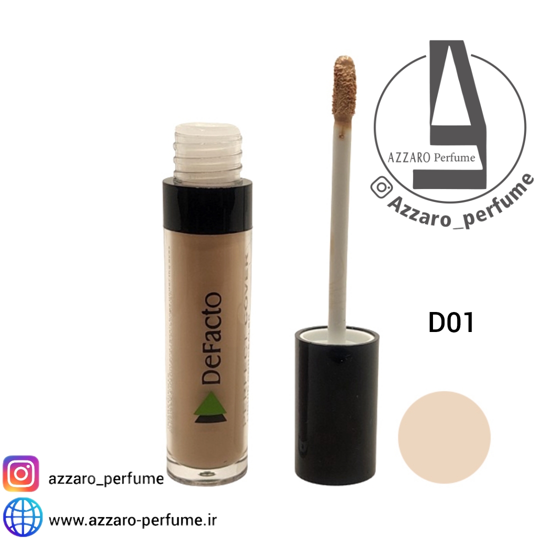کانسیلر مایع Perfect Cover دیفکتو شماره D01 حجم 5ml-فروشگاه اینترنتی آرایشی بهداشتی آزارو 