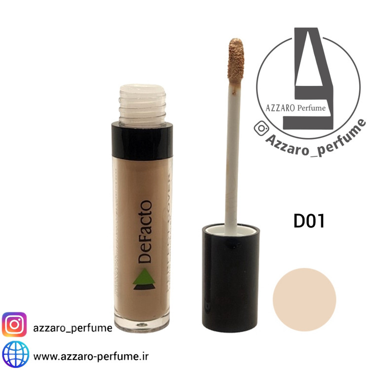 کانسیلر مایع Perfect Cover دیفکتو شماره D01 حجم 5ml-فروشگاه اینترنتی آرایشی بهداشتی آزارو 