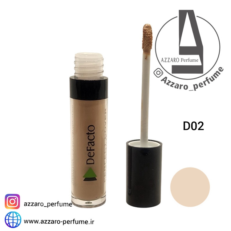 کانسیلر مایع Perfect Cover دیفکتو شماره D02 حجم 5ml-فروشگاه اینترنتی آرایشی بهداشتی آزارو 